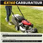 CarBole Carburateur GX160 avec Démarreur à Rappel, Bobine d'allumage et Filtre à Air pour Moteur GX140 GX168 GX200 5HP 5.5HP 6.5