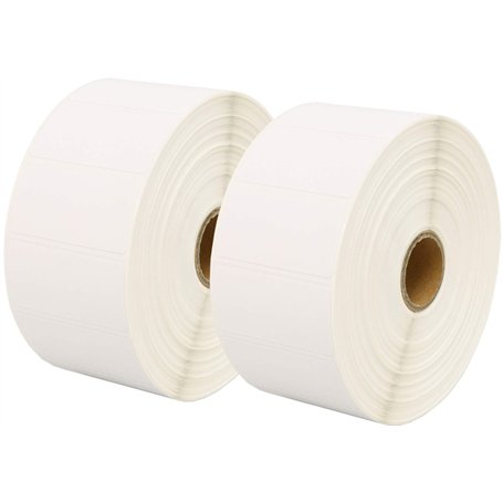 2 Compatibles Rouleaux 52mm x 25mm Étiquettes thermique pour Zebra GK420d GK420t GC420d GX420d GX420t GC420t GX430t GT800 LP2844