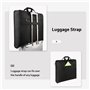 MATEIN Housse Sac à Vêtements de Voyage, Garment Bag avec Sangles Hommes Femmes Imperméable et Anti-Ride, Sac à Vêtements Accroc