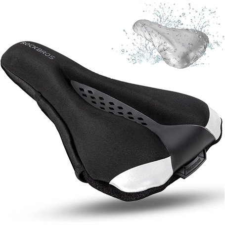 ROCKBROS Housse de Selle en Gel pour Vélo Couvre de Selle Vélo Universelle avec Protection Contre la Pluie pour Selles de Vélo d