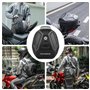 ROCKBROS Sac de Selle Moto, Top Case Universel 30-35L, Valise Coffre Étanche avec Housse de Pluie, Bagage Réfléchissant Extensib