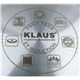 klaus Wok 28 cm en Inox inoxydable haute qualité Tous Feux Dont Induction | Cuisson Saine et Homogène | Facile à Nettoyer