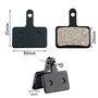 Lot de 4 paires de plaquettes de frein à disque en résine semi-métallique de rechange pour Tektro A10.11 E10.11 P20.11 Aquila Au