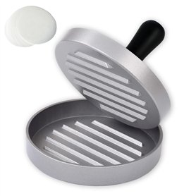 Presse à Hamburger avec 100 Feuilles de Papier sulfurisé