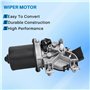 Dixhills Moteur d'essuie-glace avant compatible avec Clio III BR0/1 CR0/1 2005-2014 Grandtour 2008 - Van SB_ SR_ 2005 - Remplace