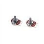 Alnicov Lot de 2 potentiomètres rotatifs linéaires à 3 broches B250K ohm 18 mm
