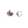 Alnicov Lot de 2 potentiomètres rotatifs linéaires à 3 broches B250K ohm 18 mm, potentiomètre de contrôle du volume pour pièces