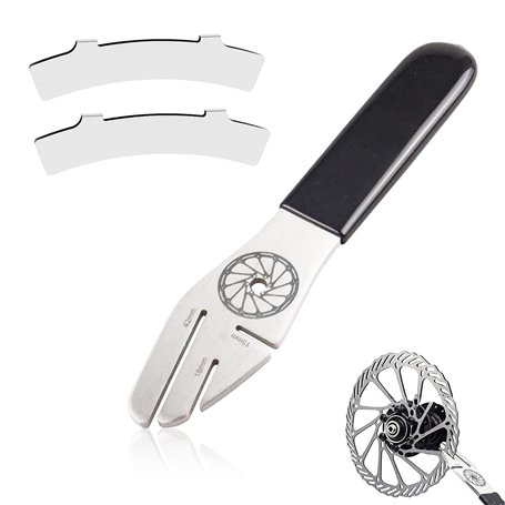 XIAQICA 3 Pièces Kit clé à Molette Ajusteur Frein à Disque Vélo 42/18/15 mm Outil Correction Réglage Réparation Plaquettes Clé C