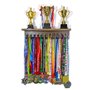 Cintres pour médailles avec étagère pour trophée de 40,6 cm pour Le Sport, la lanière et Le Support de trophées. Cadre en Bois T