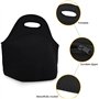 Sac Lunch Isotherme - Sac Isotherme Repas en Néoprène - Glacière Lunch Box Réutilisable et Étanche avec Fermeture Éclair pour Bu