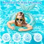 Pukitt Bouée de Sauvetage Bouée Enfant Bague Natation Sirène Bouee Piscine Anneau Gonflable Flotteur Gonflable pour Piscine Gonf