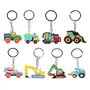 Lot de 8 porte-clés tracteur