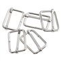 POFET Lot de 20 Boucles Coulissantes Rectangulaires pour Fabrication de Sacs à Main, à Dos, à Bagages - Accessoires de Bricolage