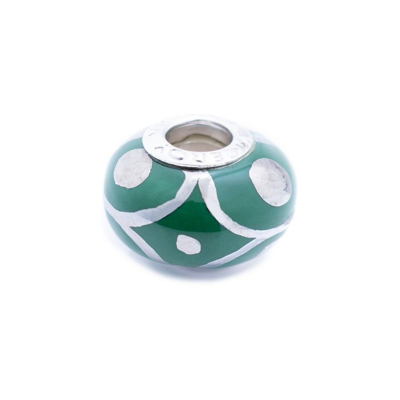 Perle de verre Femme Viceroy Vmm0281-12 Vert 1 cm