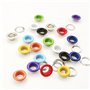 Ensembles Oeillets, 400 pièces 5 mm Kit d'Oeillets Metal Ensembles Oeillets Grommet Kit Oeillet avec 3 pièces d'installation Kit
