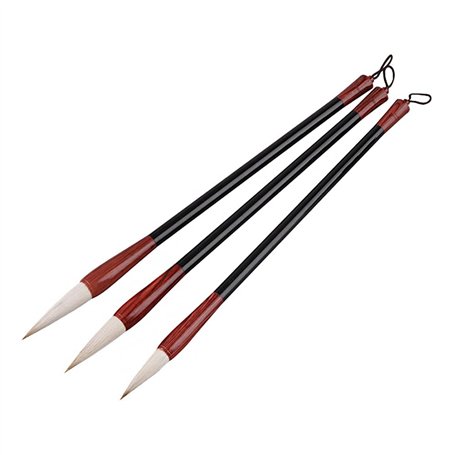 CENPEK Lot de 3 pinceaux de calligraphie chinoise pour l'écriture