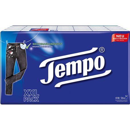 Tempo Klassic Lot de 56 paquets de 10 mouchoirs