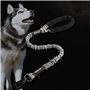 WDDT Laisse Chien Élastique, en Nylon, Corde Solide Anti Traction Grande Taille, Élastique pour Animaux Compagnie, avec Poignée