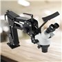 VEVOR Micro miroir multidirectionnel incrusté avec support à ressort 7X-45X multidirectionnel microréglage, microscope, microsco