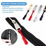 UTMACH 120 Pcs Cordon de Tirettes de Fermeture Eclair Colorées Cordon de Tirage Extension Rallonges de Fermeture Eclair Tirette 