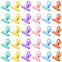 UTMACH 30 Pièces Couleur Pince Bulldogs Métal Charnière Clips Petits Pince de Bouledogue Bulldog Clips Pinces de Papier 30mm pou
