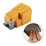 Interrupteur au Pied Industriel, 250V 10A Momentané Foot Pedal Switch avec Garde, Interrupteur à Pédale en Alliage d'aluminium, 