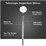 Outil Télescopant de Main Outil d'Inspection de Miroir Outil de Réparation Rétractable avec la Poign