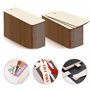 50 Pièces Vierge De Marque Page Bois Avec Gland,50 Pièces Marque Page En Bois Vierges,5 Couleurs Différentes Gland,10 Pièces De 