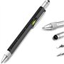 MOJOTIC Stylo multifonction 6 en 1 stylo à bille multifonction avec échelle