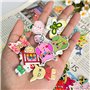 100 Pièces Boutons Animaux Colorés Pour Scrapbooking, Couture, Peinture Et Décoration Bricolage Fait Main