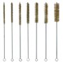 Lot de 7 brosses de nettoyage pour tubes en laiton - Outils de nettoyage et de polissage - Brosses en fil de laiton pour le nett