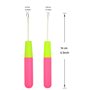 9 Pièces Loquet Crochet Aiguille Outil Dreadlocks Outil de Verrouillage des Cheveux pour Tressage pour Micro Extensions de Cheve