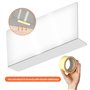 lemgyiamz Séparateurs Étagères Armoire Diviseur Système - Baffle en PVC Bloqueur Meubles De Jouets Transparent Meuble BibliothèQ