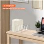 lemgyiamz Séparateurs Étagères Armoire Diviseur Système - Baffle en PVC Bloqueur Meubles De Jouets Transparent Meuble BibliothèQ
