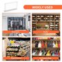 lemgyiamz Séparateurs Étagères Armoire Diviseur Système - Baffle en PVC Bloqueur Meubles De Jouets Transparent Meuble BibliothèQ