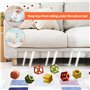 lemgyiamz Séparateurs Étagères Armoire Diviseur Système - Baffle en PVC Bloqueur Meubles De Jouets Transparent Meuble BibliothèQ