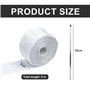 5m x 5cm Bande d'Échappement avec 2 Attaches de Câble Isolant Thermique Echappement pour Tuyeau Col