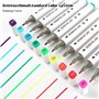 mancola 100 Couleurs Feutres a Alcool Coloriage Adulte, Art Croquis Stylos Marker, marqueurs et surligneurs，Pour enfants, artist