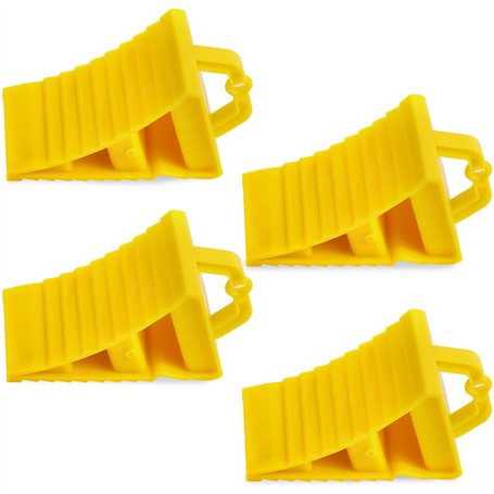 GAsupply Lot de 4 cales de roue en plastique avec poignée pour voiture