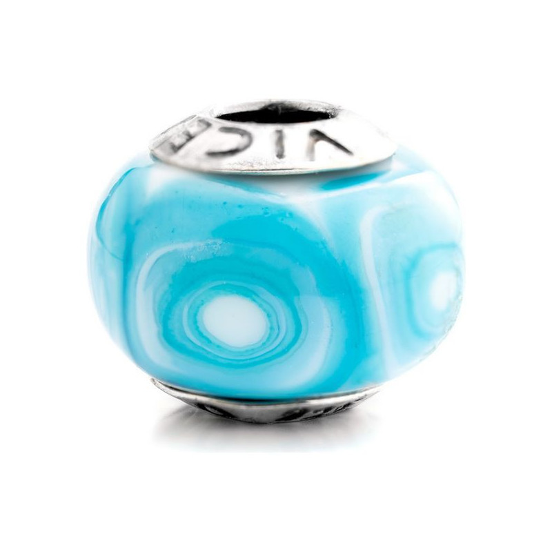 Perle de verre Femme Viceroy VMB0054-03 Bleu 1 cm