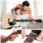 Autocollant de Frettes de Guitare Sticker Guitare pour Débutant Autocollant pour Guitare Electrique Touche Autocollant Note Guit