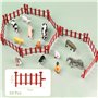 DOUSELLA 12 PCS Figurines d'animaux de la Ferme Réalistes Jouet Animaux de la Forêt Mini Figurines de Ferme Jouets Miniatures po