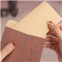 50 Pcs Papiers à Lettres, Enveloppes de Papier Vintage avec 18 Enveloppes/18 Autocollants, Enveloppes de Papier Papeterie pour B