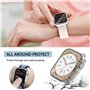 Vinmooog 2 Pièces Transparent PC Coque Compatible avec Apple Watch Serie Watch 40mm Series 6 5 4 Se avec Protection ecran en Ver