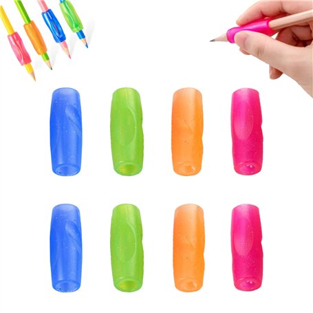 Poignées de Crayon Poignées de Stylo en Silicone Enfants Crayon Poignées Écriture Aide Pencil Grip Ecriture Correction Grips pou