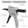 pistolet doseur pour mélanger 1 : 1 et 2 : 1 pistolet à colle époxy