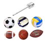 TingDongWei 10 Pcs Aiguille de Pompe en Acier Inoxydable, Pompe à Ballon Aiguilles de gonflage pour Ballon de Football, Basketba