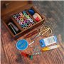 WANDGU 37 Pièces Kit de Couture: Kit Couture Complet avec Boîte, Premium Couture Accessoires, Kit de Couture Portable, Set de Co