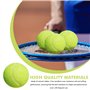 WANDGU Pack de 15 balles de Tennis Loisirs : Balle de Tennis sans Pression pour débutants,Machines à balles et matériel de Jeu p