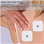 WANGU Lot de 40 Électrodes Adhésives Universelles: Pads d'Électrodes 5x5cm pour Appareil TENS/EMS, Réutilisables, Connexion à Pr